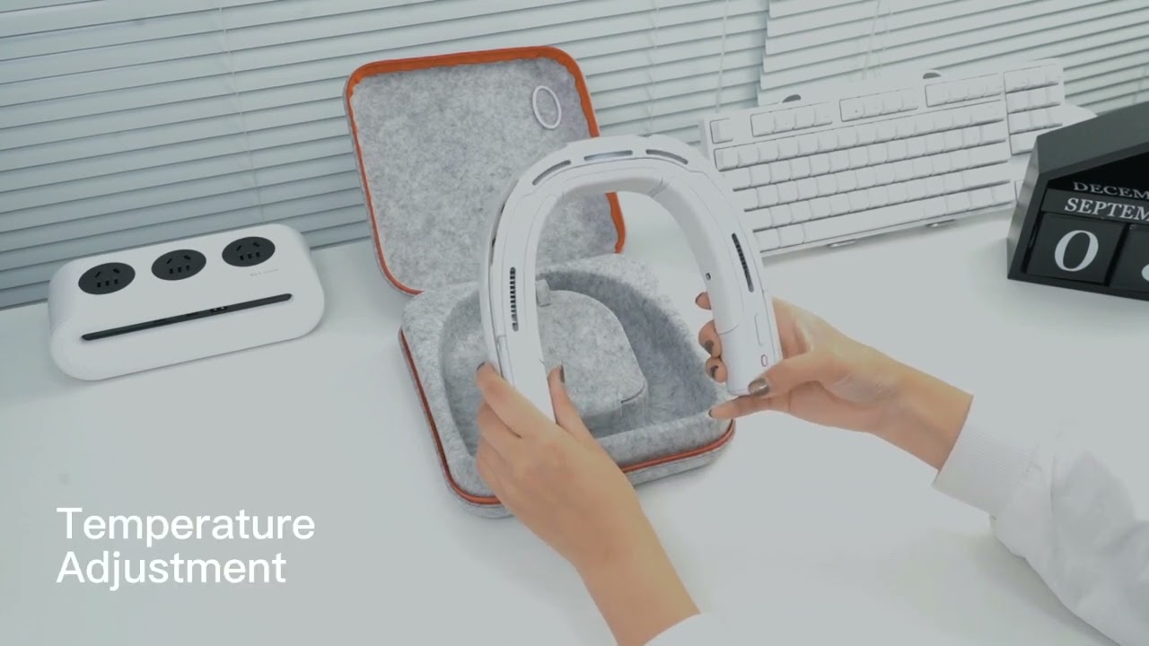 首に掛けるクーラーで夏を乗り切る！超冷風＆大冷却面スマートエアコン