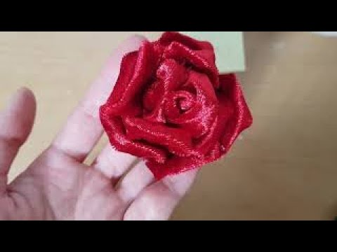 布花 ]] とても簡単！美しいバラBeautiful Paper, cloth Rose