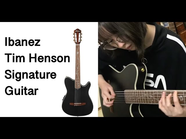 Playing Ibanez Tim Henson Signature Guitar! ティムヘンソン