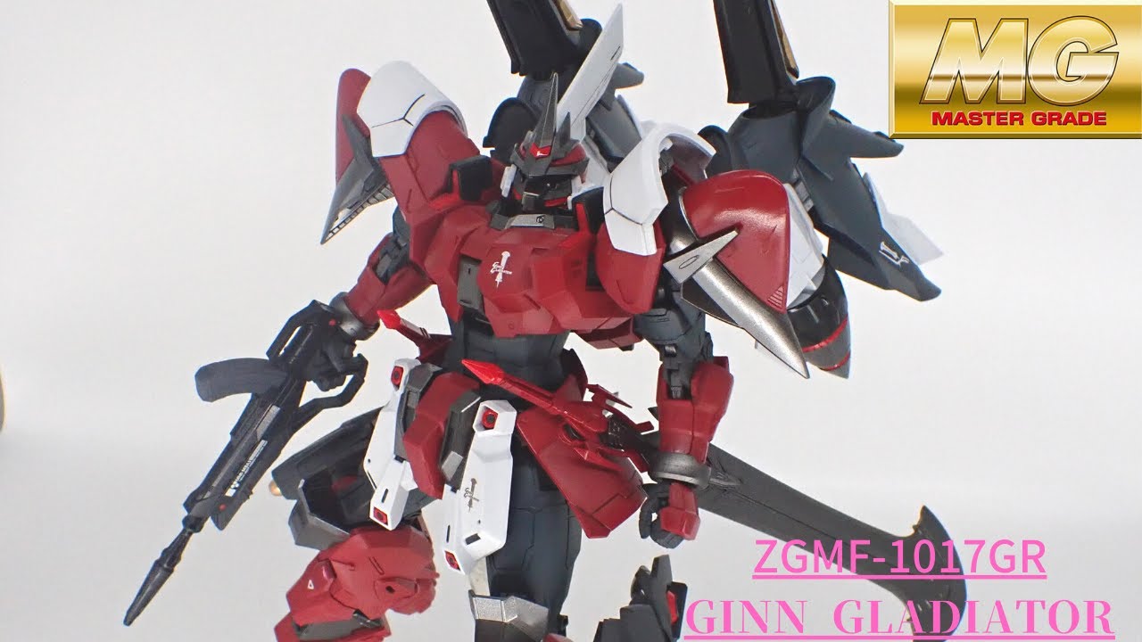 プレミアムバンダイ限定」 MGジングラディエイター全塗装 - YouTube