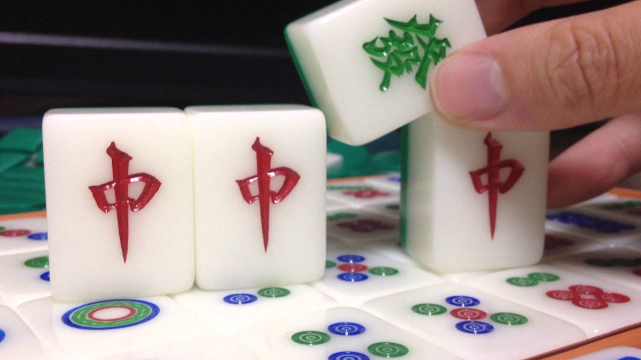 37mmデカ牌！本場のジャンボ麻雀牌 4Lサイズの巨大牌 huge big