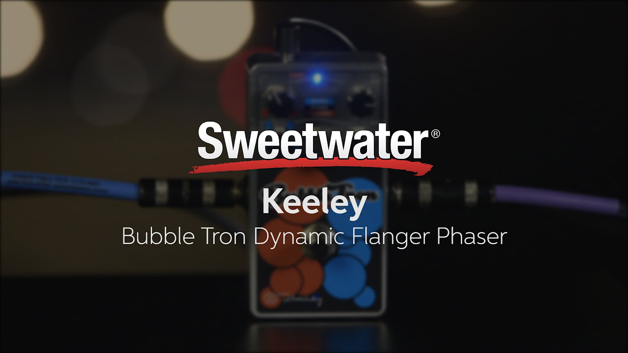 Keeley Bubble Tron Dynamic Flanger/Phaser Pedal Demo - YouTube