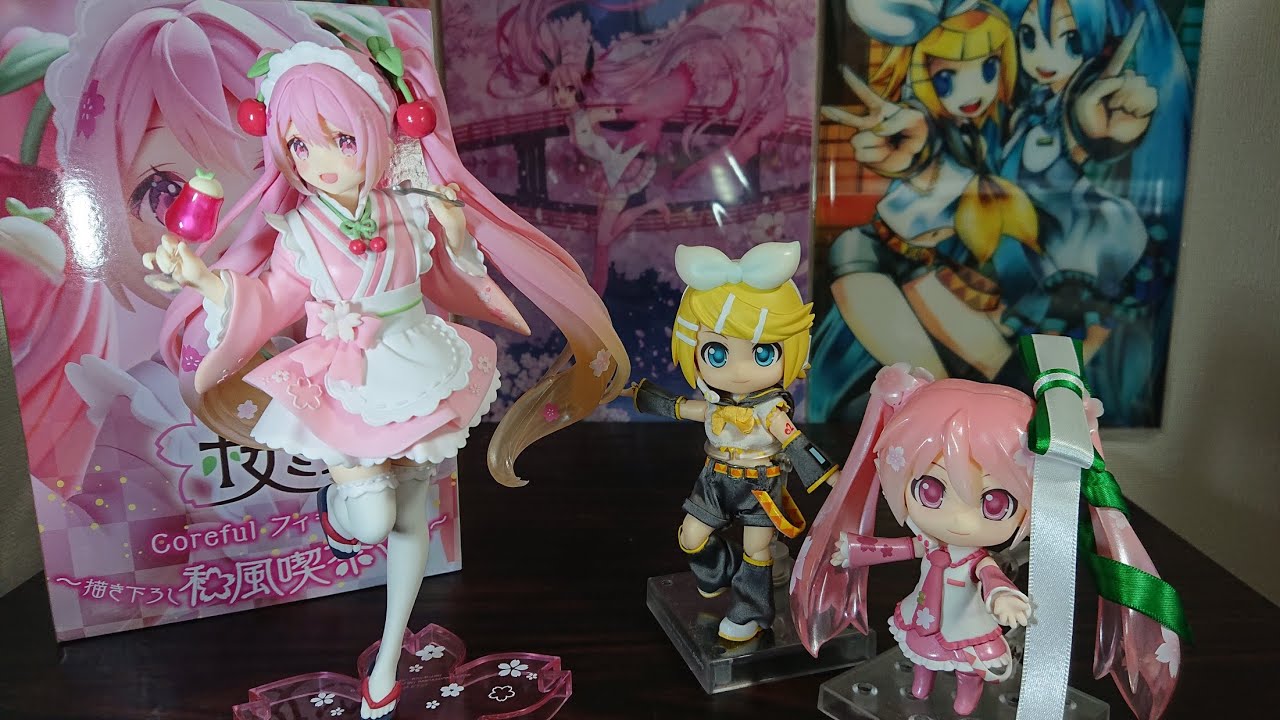 桜ミク Coreful フィギュア 描き下ろし和風喫茶Ver. レビュー！ - YouTube