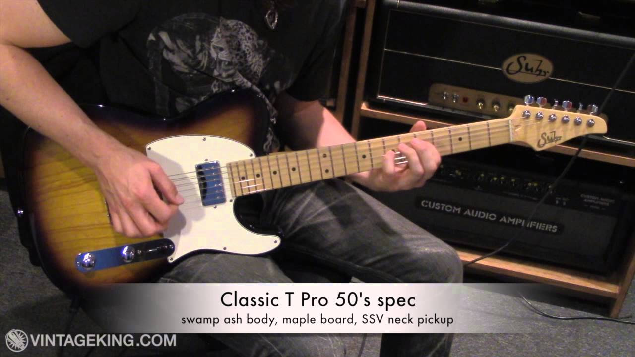 Suhr Classic Pro and Classic Antique Guitars, demo by Pete Thorn