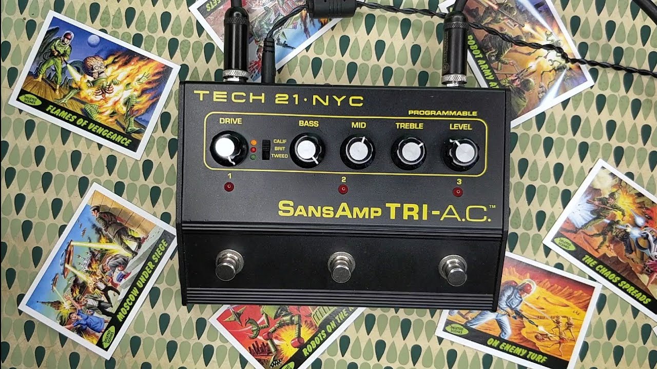 Tech 21: Sansamp Tri-AC - On Bass | Amateur Effects Reviews - YouTube