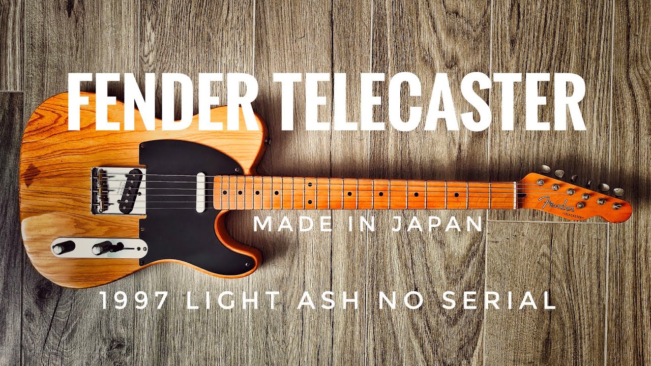 1997 Fender Telecaster TL 52-80TX Light Ash Crafted in Japan - YouTube