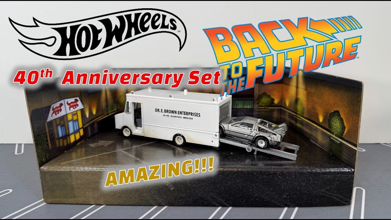 Hot Wheels Back to the Future 40th Anniversary Comic Con - WOW!! A