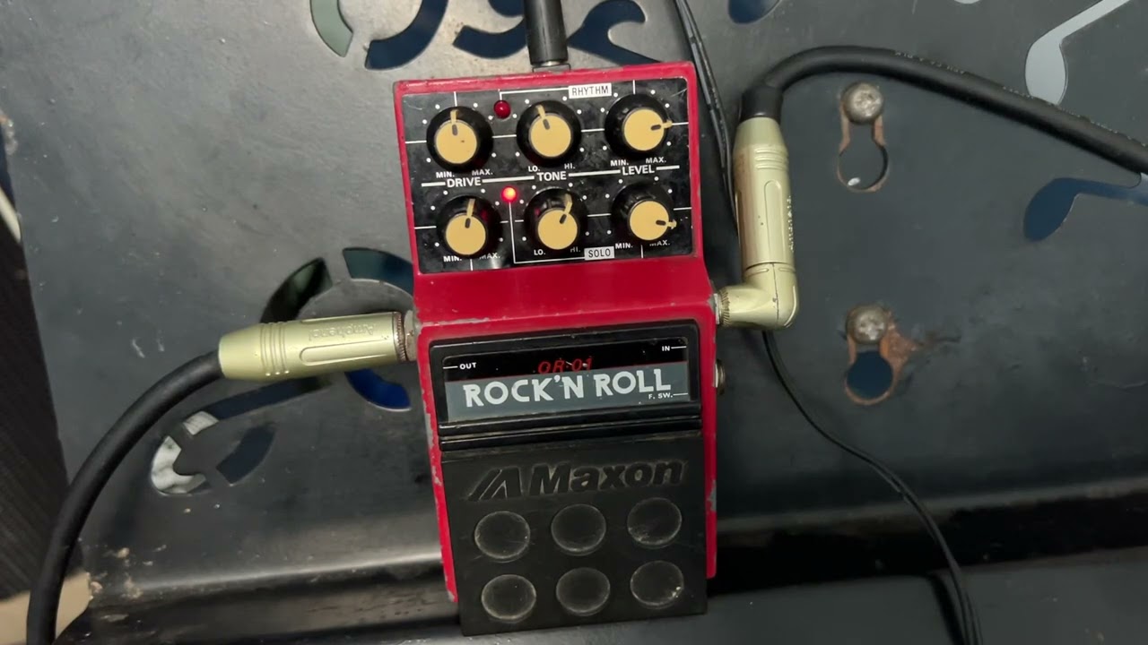 80年代レアエフェクターMAXON社ROCK`NROLL(OR-01)その①「フット