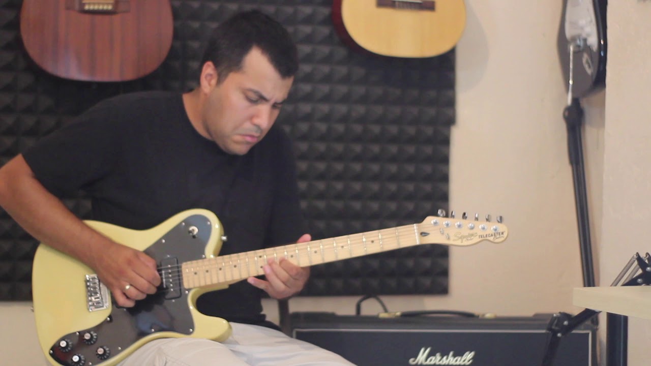 Squier Telecaster Custom P90 Test - YouTube