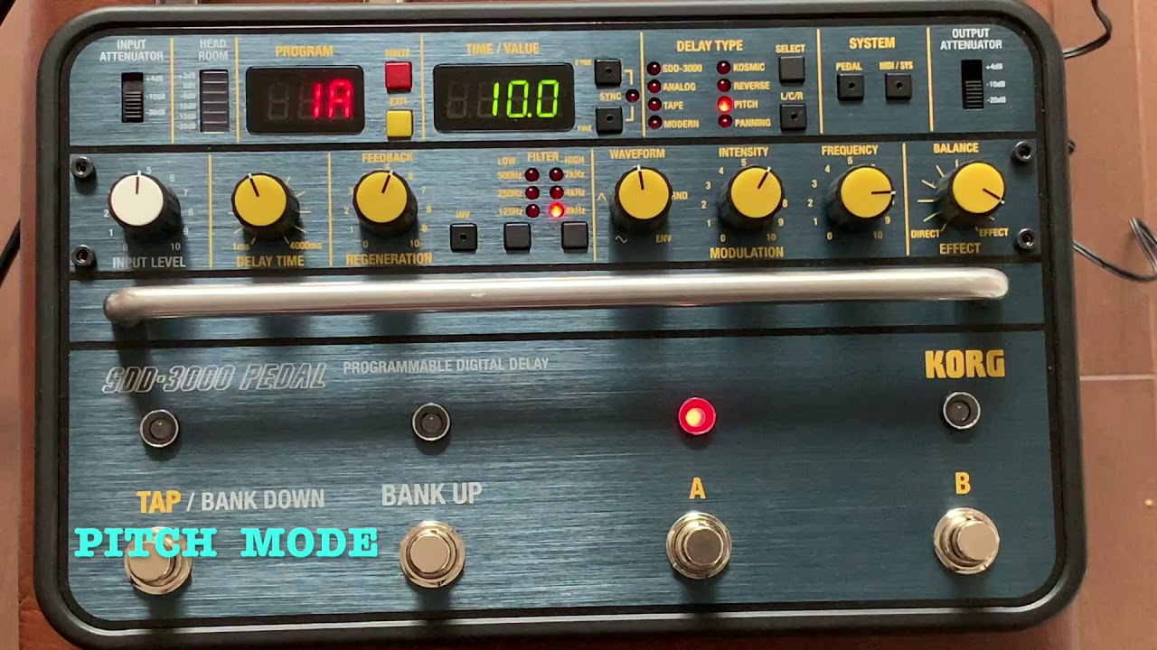 KORG SDD-3000 Pedal 】レビュー - YouTube