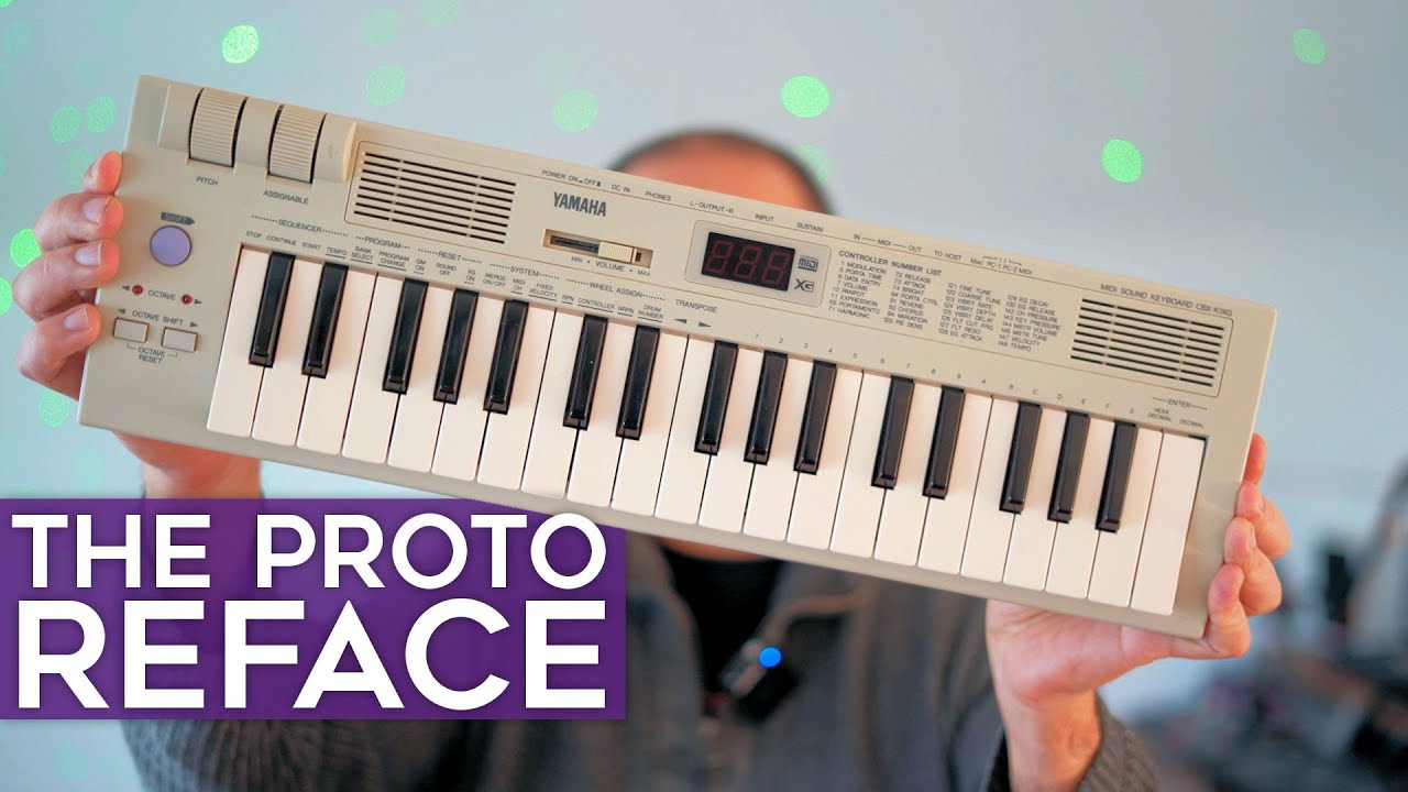 Yamaha CBX K1XG: The 90s proto Reface Keyboard - YouTube
