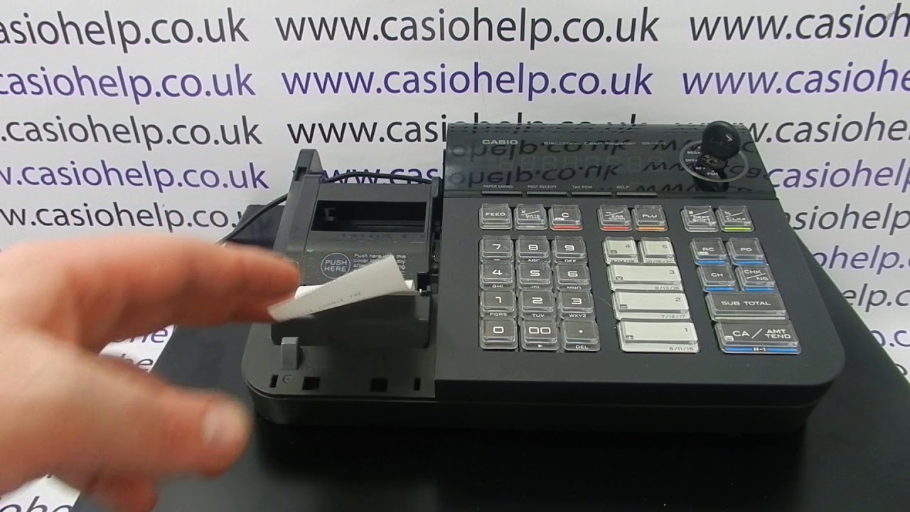 How To Perform A Factory Reset On The Casio SE-S10 Cash Register