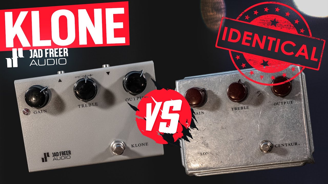 Klone by JAD FREER AUDIO vs Klon centaur #3157 - YouTube