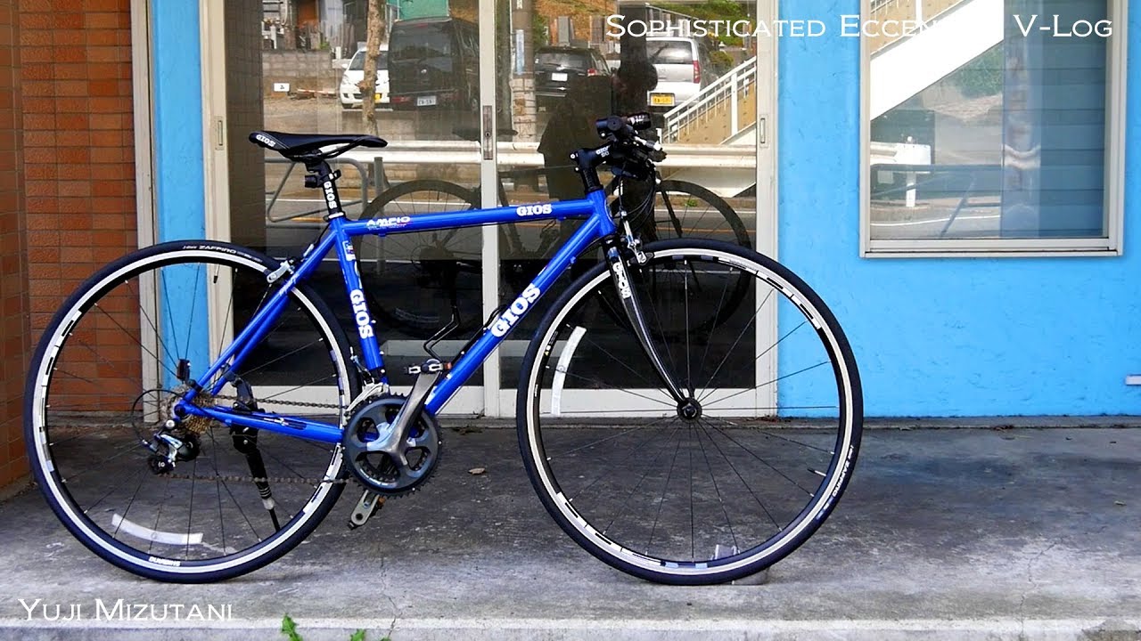 GIOSのクロスバイクで浅川沿いをポタリング AMPIO・ティアグラ - YouTube