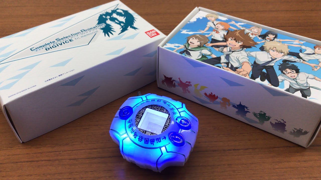digimon complete selection animation digivice tri memorial the