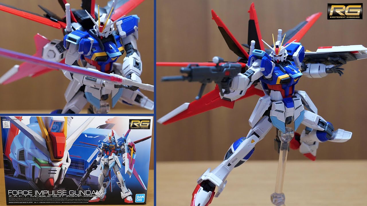 ガンプラ RG 1/144 フォースインパルスガンダム レビュー / HGCE版と
