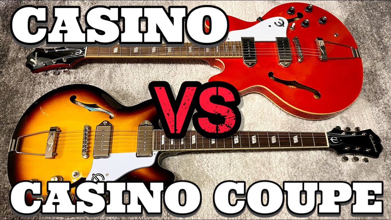 Epiphone CASINOとCASINO COUPEを比較してみたら分かった事… - YouTube