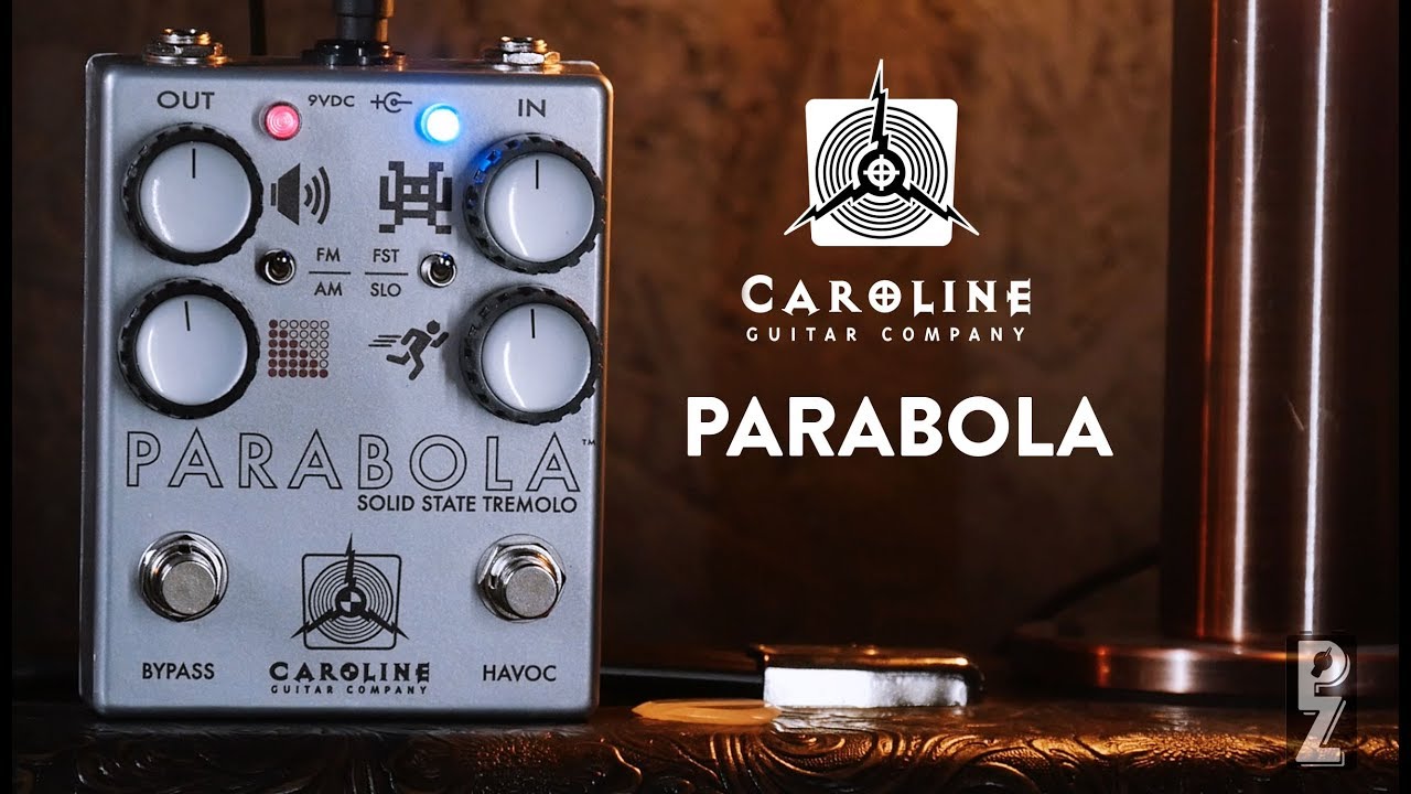 Caroline Guitar Co Parabola Solid State Tremolo Demo - YouTube
