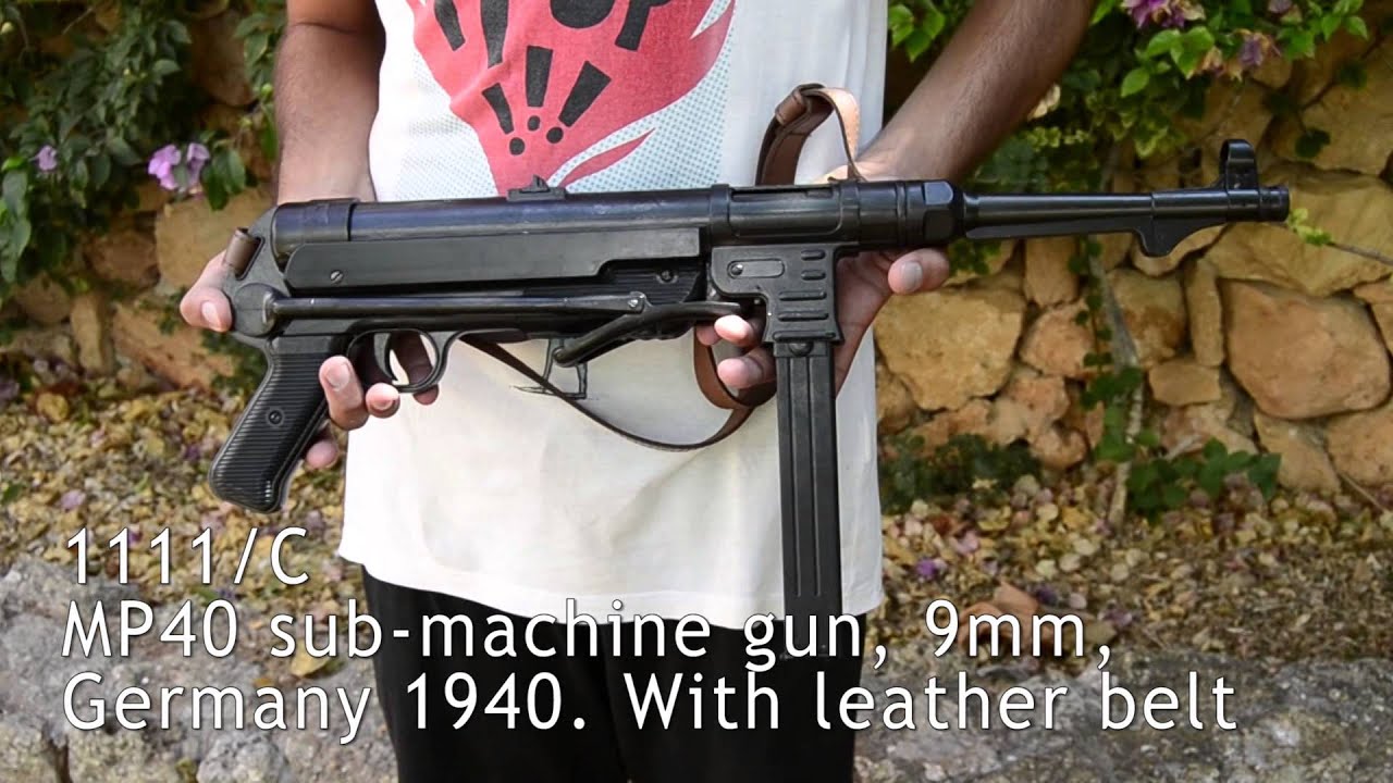 MP40 sub-machine gun, Germany 1940 (1111/C) - Submachine gun