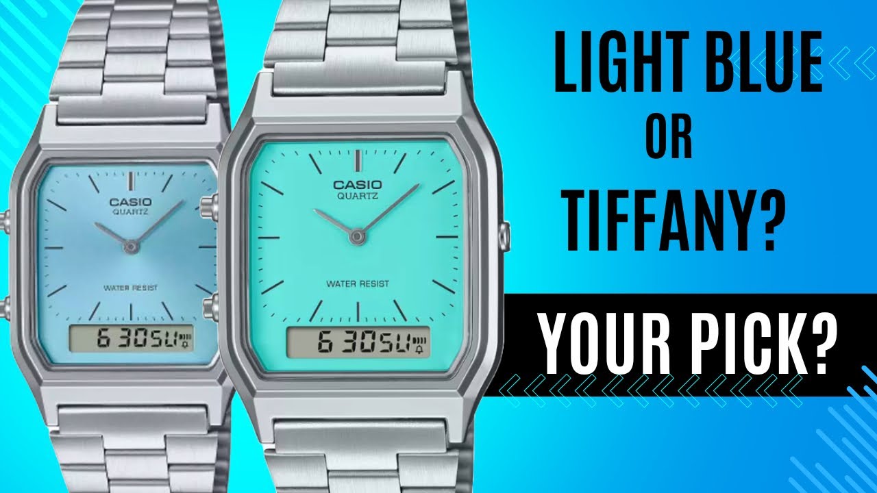 Casio AQ-230A-2A2 vs AQ-230A-2A1 - YouTube