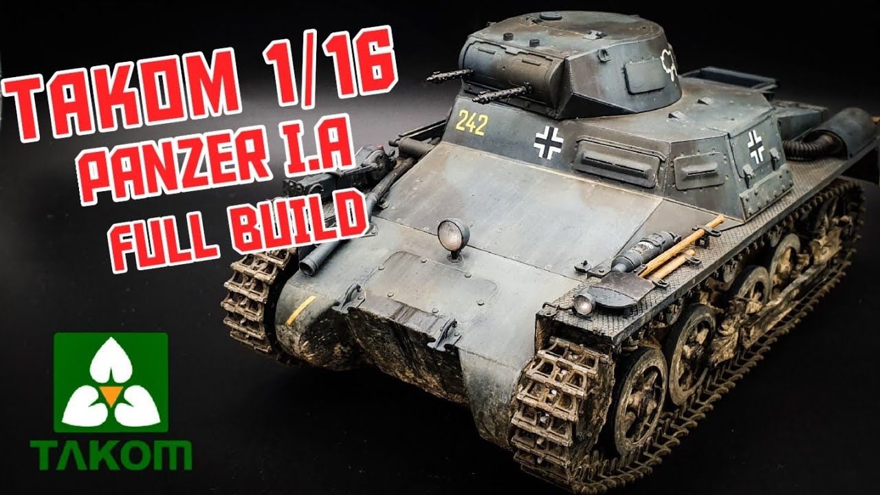 Takom 1/16 Panzer I - Full Build - YouTube