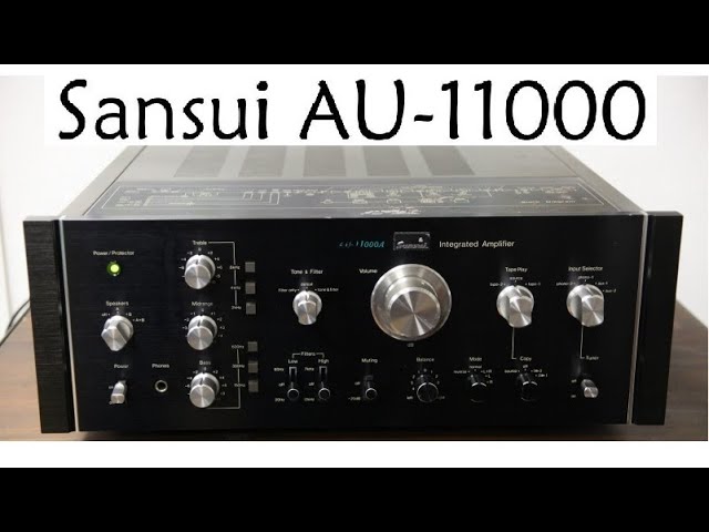 SANSUI AU-11000 ￥180,000(1975年発売) - YouTube