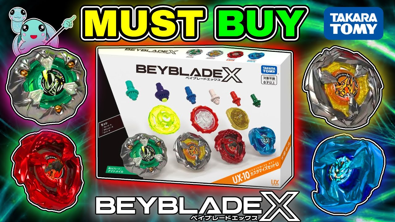 The BEYBLADE X CUSTOMIZE SET U is a MUST BUY! - YouTube