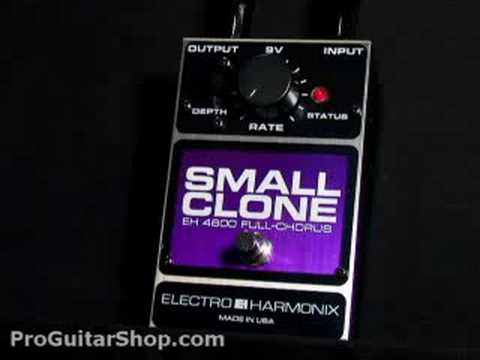 Electro Harmonix Small Clone Chorus Pedal - YouTube