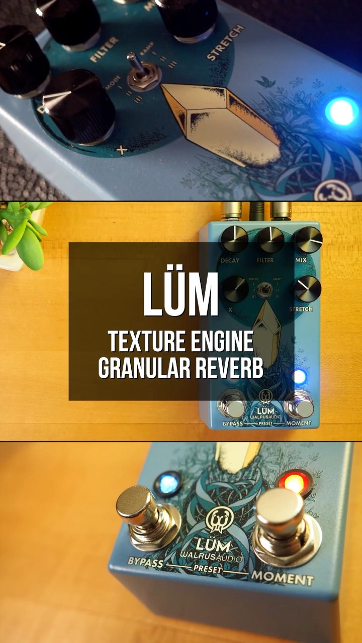 Walrus Audio Lüm Texture Engine Granular Reverb #guitarpedals #lüm