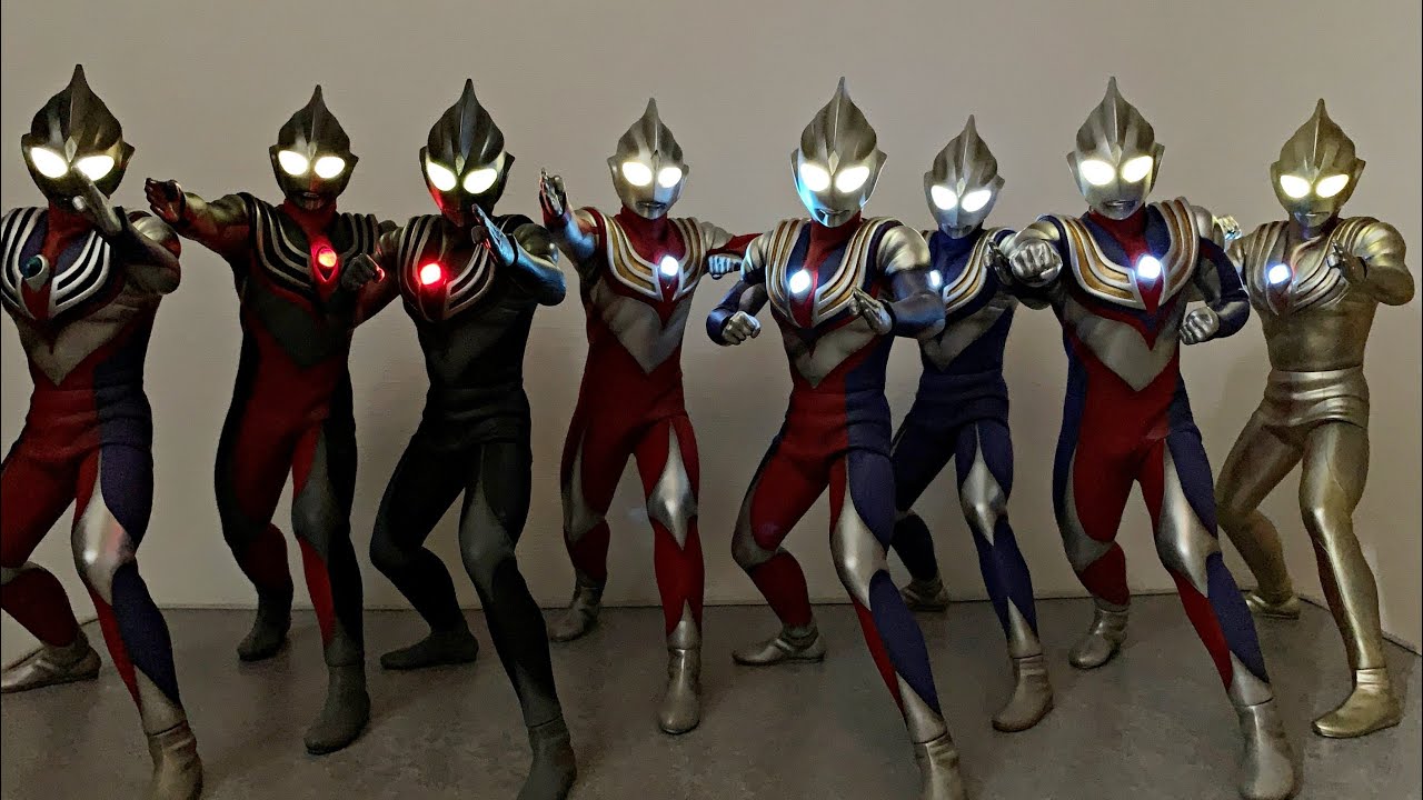 感動の一斉発光！] CCP ウルトラマンティガ - YouTube