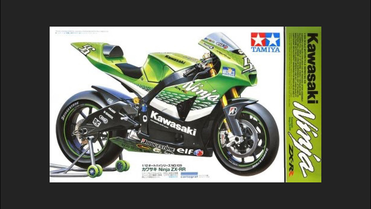 Tamiya 1/12 Kawasaki Ninja ZX-RR Scale Model Review - YouTube