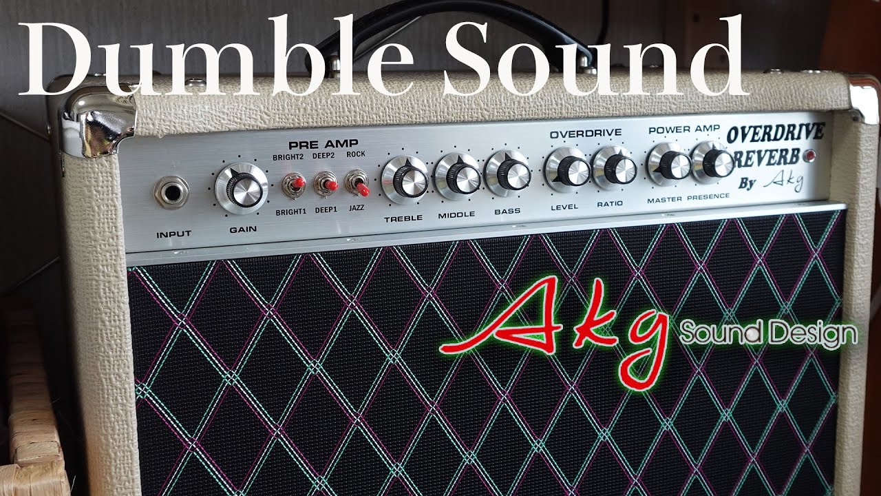 国産ダンブルアンプ】AKG Sound Design Overdrive Reverb Review - YouTube