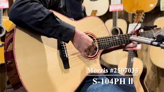 売約済み】Morris S-104PH Ⅱ【銀目杢のパープルハート】【限定品