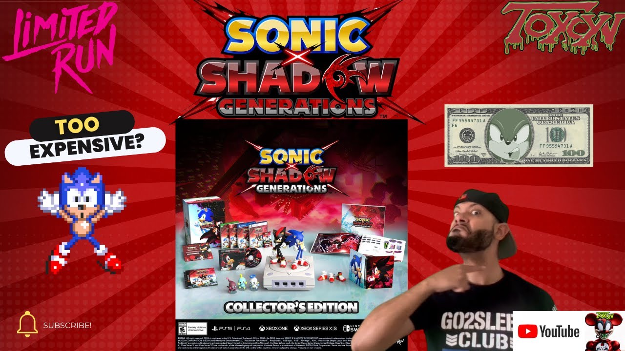 Sonic X Shadow Generations Limited Run Games Costs WHAT!? - YouTube