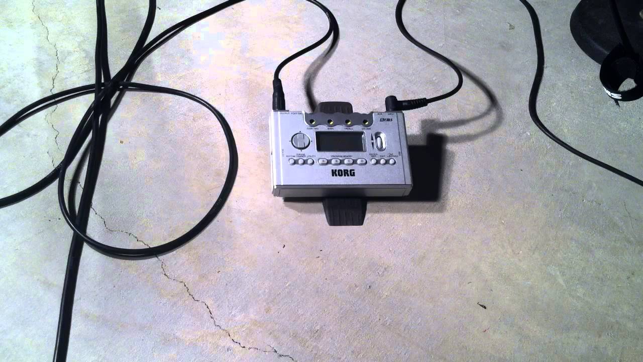 Korg Pandora PX5D (UK 80's/Marshall Amp) Demo - YouTube