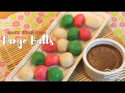 Chewy Dango Balls! Only 6 ingredients! - YouTube
