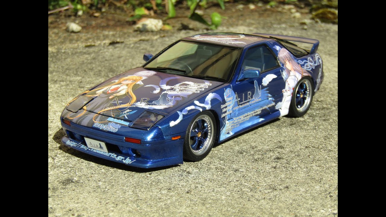 T-GARAGE店長がキットレビュー＆製作 アオシマ 1/24 痛車 AIR FC3S RX