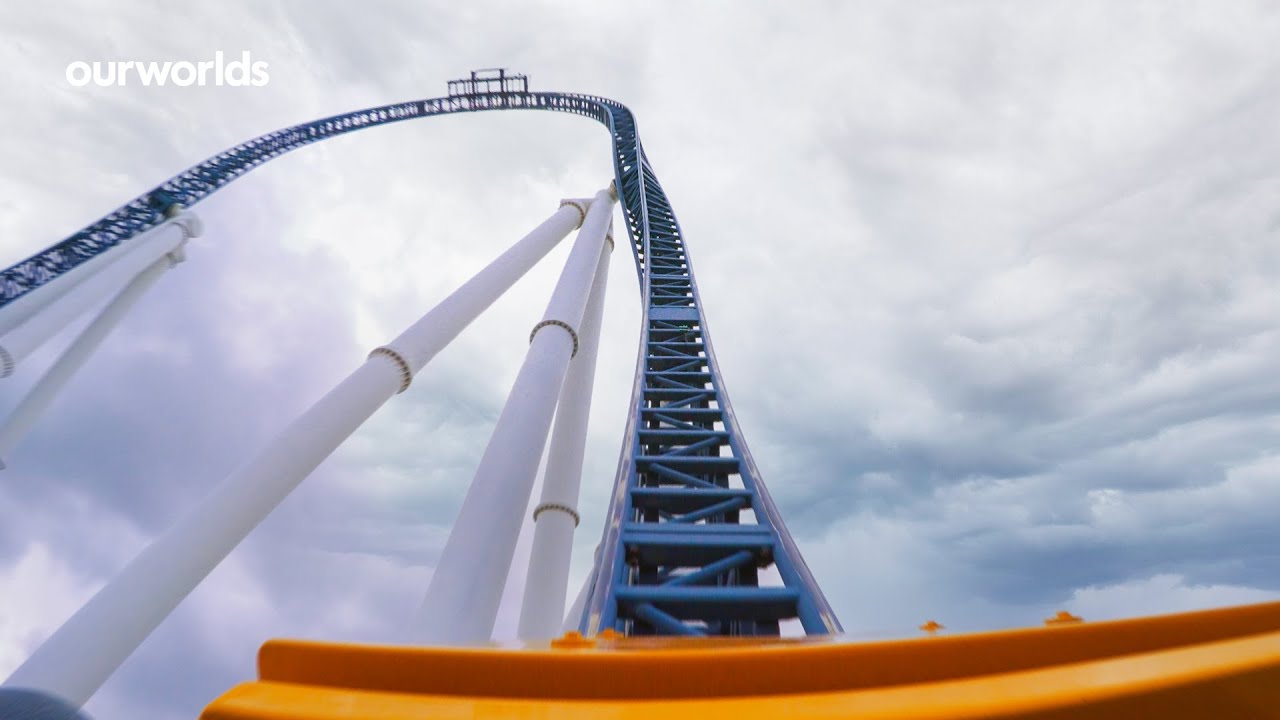 Zaturn Coaster POV - Closed Space World Launch Coaster - ザターン