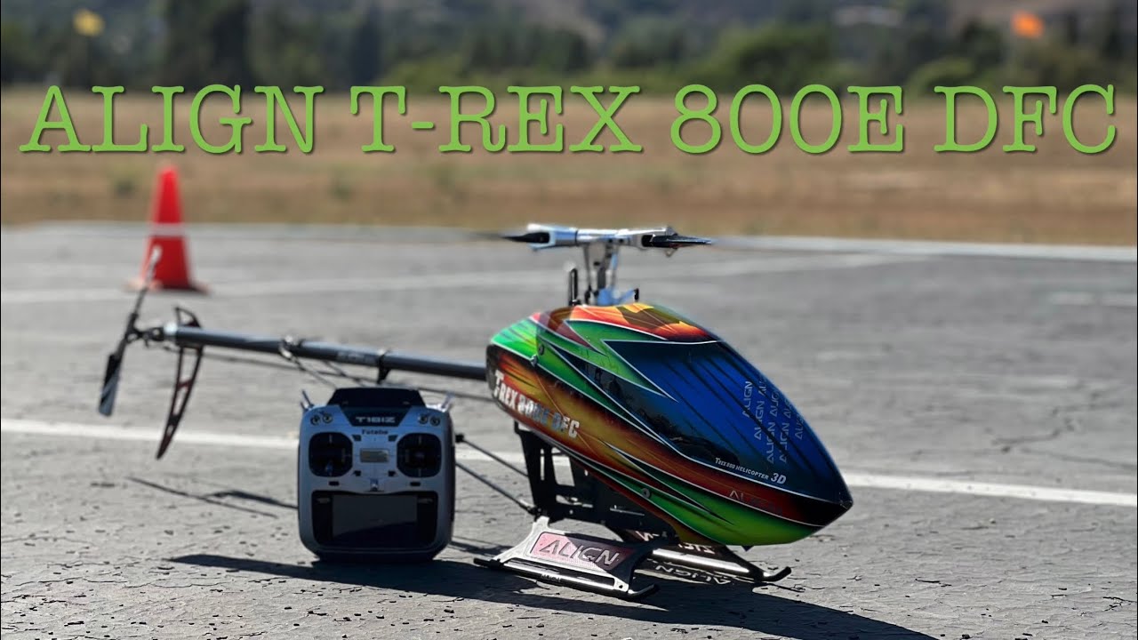 ALIGN T-Rex 800E DFC Ben Storick 2022 San Diego Heli FunFly! - YouTube