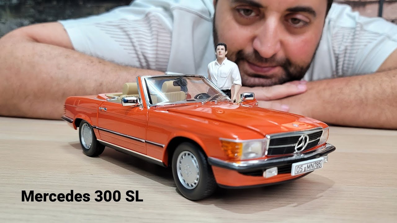 MERCEDES-BENZ 300 SL 1986 - Norev 1:18 unboxing - YouTube