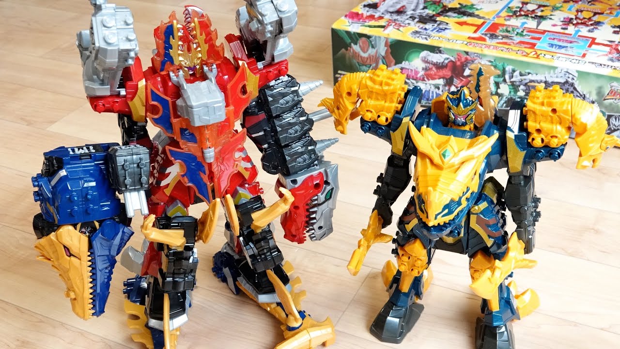 Three knight dragons super combine! DX Gigantoxyryuoh