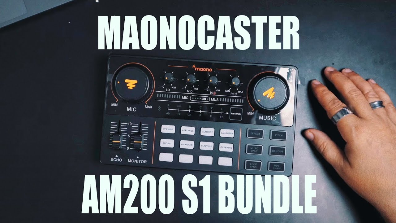 NEW MaonoCaster Lite AM200 S1 Bundle Portable Podcasting Studio