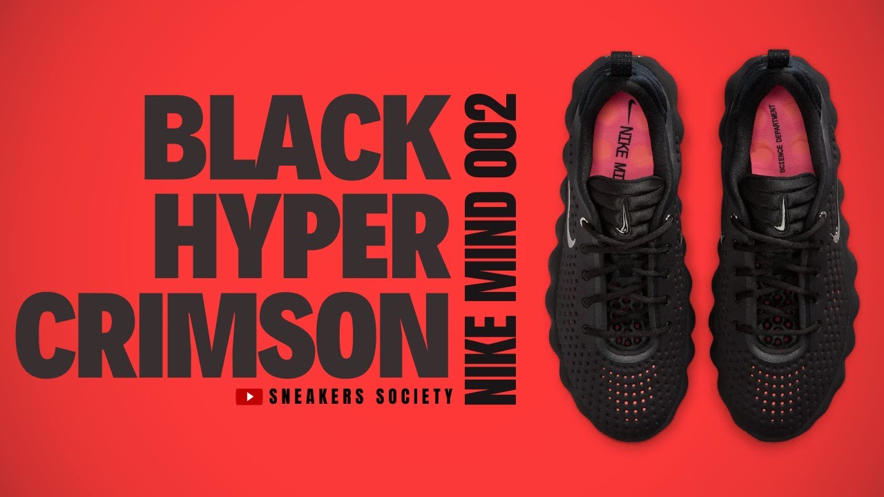 BLACK HYPER CRIMSON 2026 Nike Mind 002 | DETAILED LOOK + PRICE