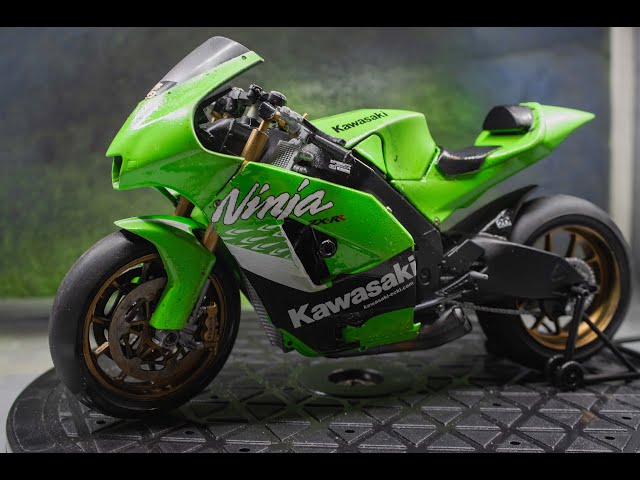 Kawasaki Ninja ZX-RR Tamiya 1:12 Motorbike model - YouTube