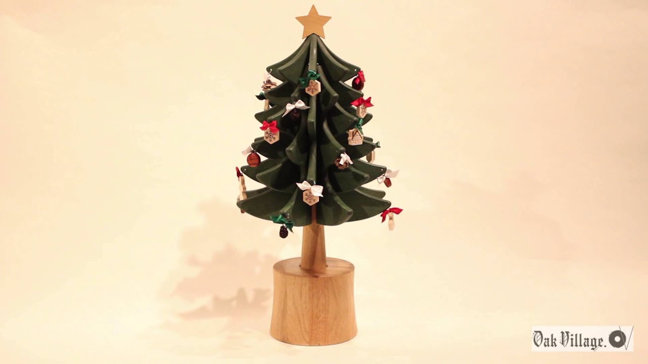 CHRISTMAS TREE WITH MUSIC BOX／Oak Village / Shop ZUTTO for the