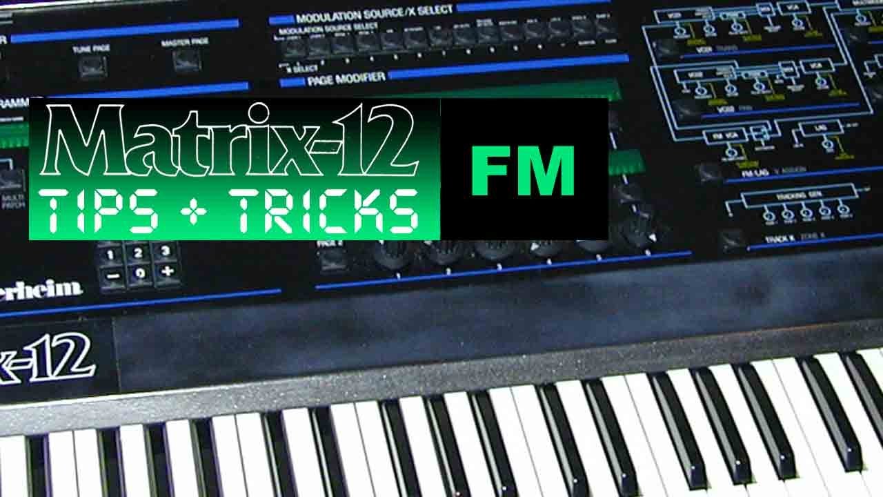 Oberheim Matrix-12 Programming Tips + Tricks [#1 FM] - YouTube