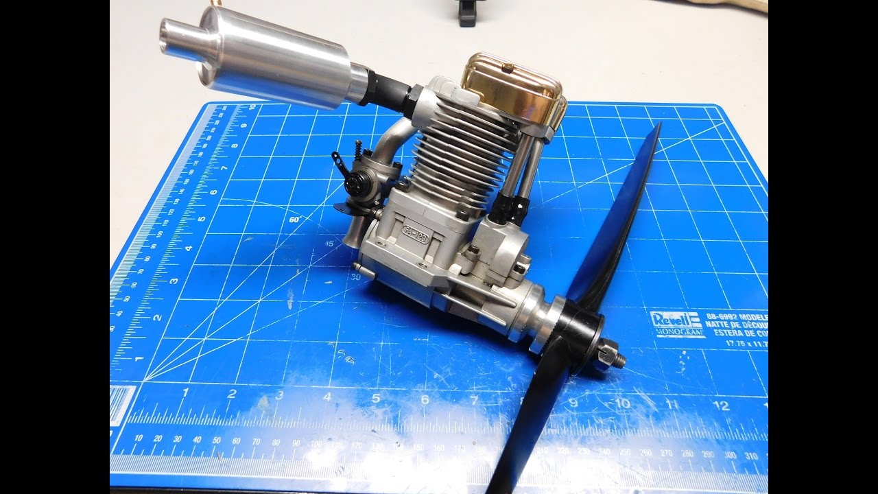 Saito FA-120S DP The First Runs - YouTube