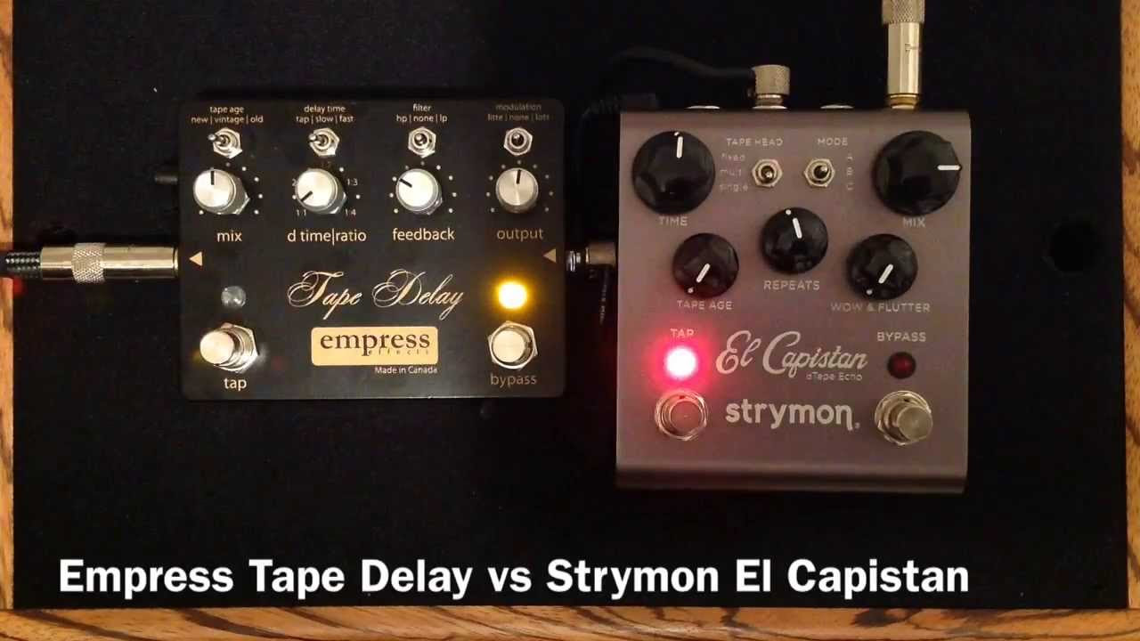 個人的No1ディレイペダル【empress Tape Delay】 - YouTube
