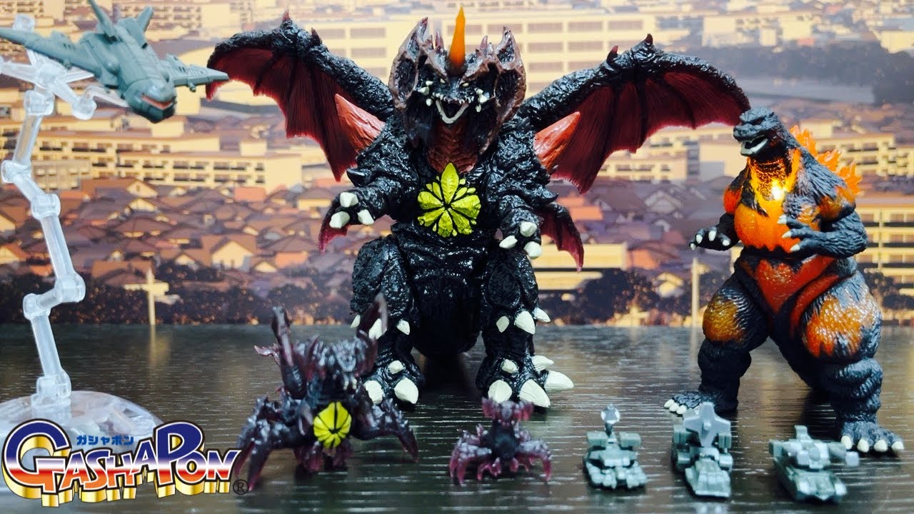 ゴジラ】ガシャポンHGXゴジラ コンプ必須！！【ガシャポンとは思えない