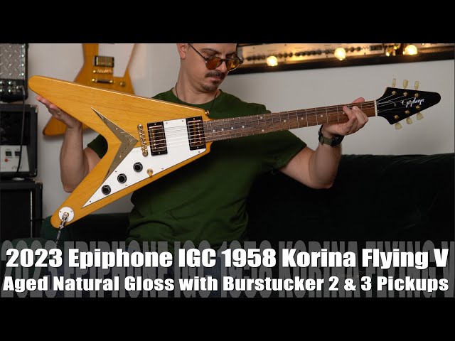 The IGC 1958 Korina V is one of the best Epiphones - YouTube